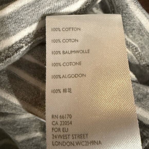 by Anthropologie Women’s XS Striped Tee Flower Embroidery Sequins - Picture 6 of 7